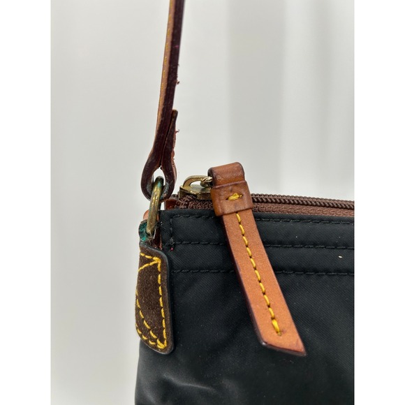 Vintage Dooney & Bourke Nylon Crossbody Black Purse Y2K 90s - Picture 4 of 16